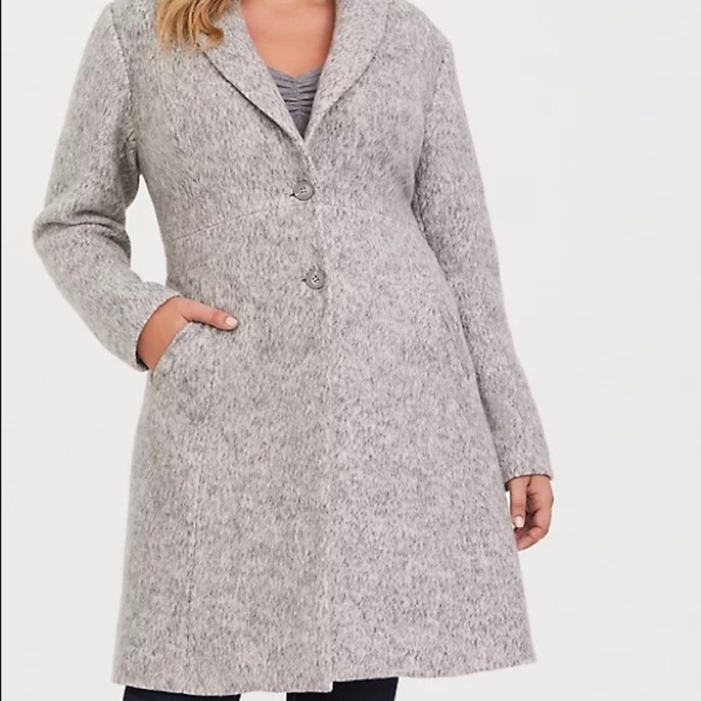 Torrid A-line coat